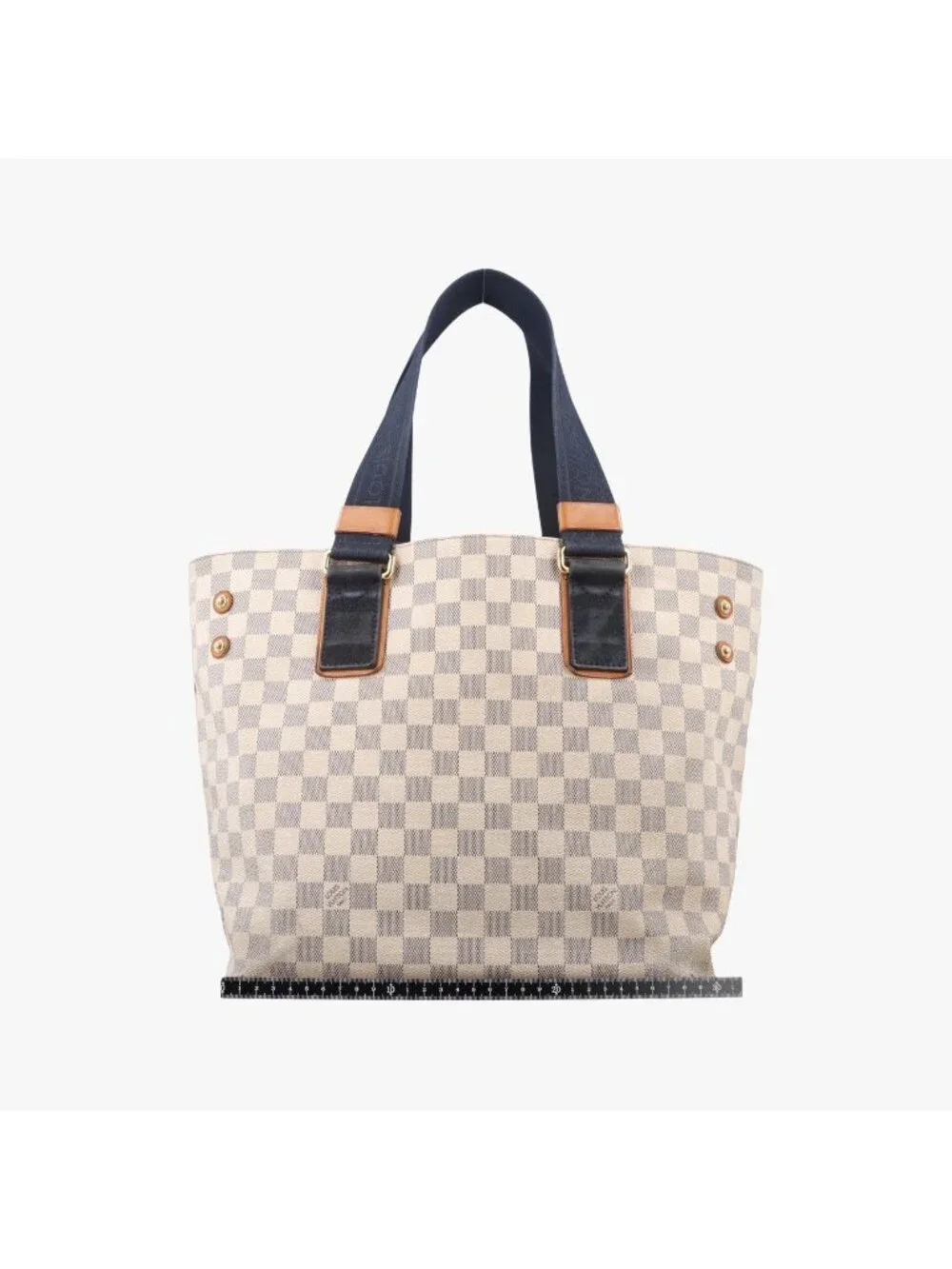Louis Vuitton Plan Soleil Cava PM Azur Damier Canvas Handbag